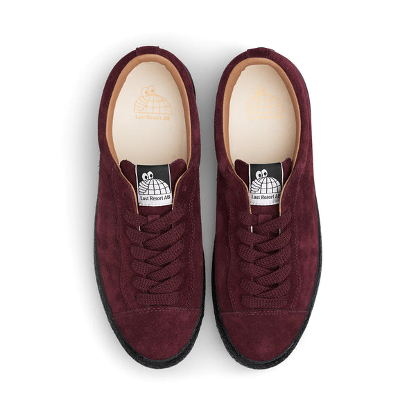 LAST RESORT VM002 SUEDE LO WINE BLACK