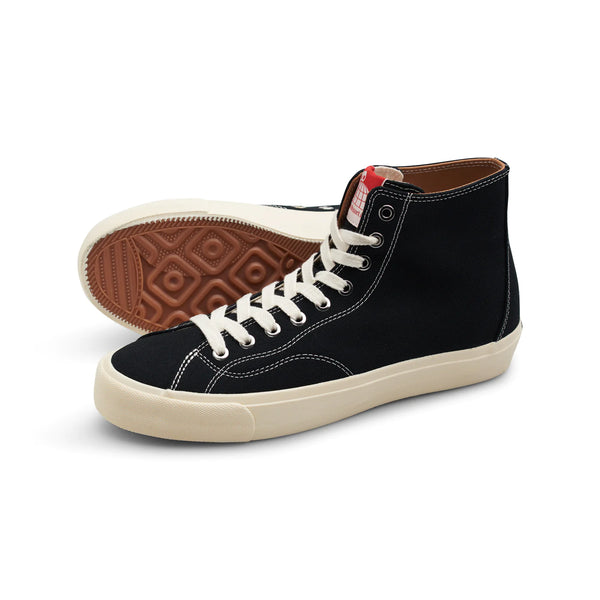 LAST RESORT VM003 HI CANVAS BLACK WHITE