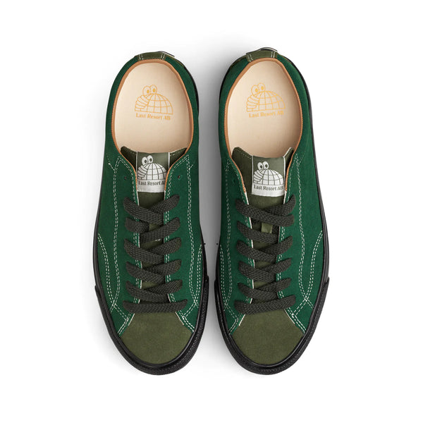 LAST RESORT VM003 SUEDE LO DUO GREEN BLACK