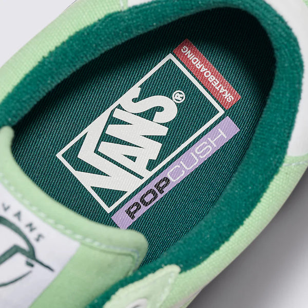 VANS SKATE ROWAN GREEN/WHITE