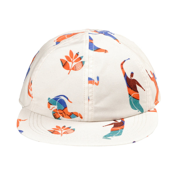 MAGENTA BALLET REVERSIBLE 6P HAT - NATURAL / DARK NAVY