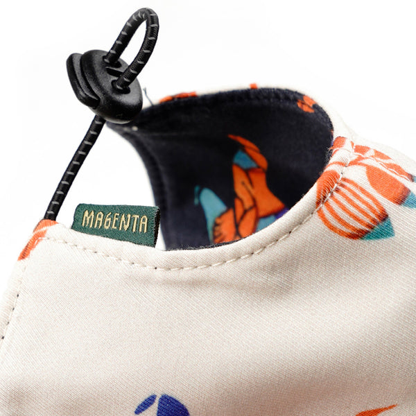 MAGENTA BALLET REVERSIBLE 6P HAT - NATURAL / DARK NAVY