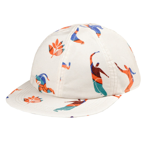 MAGENTA BALLET REVERSIBLE 6P HAT - NATURAL / DARK NAVY
