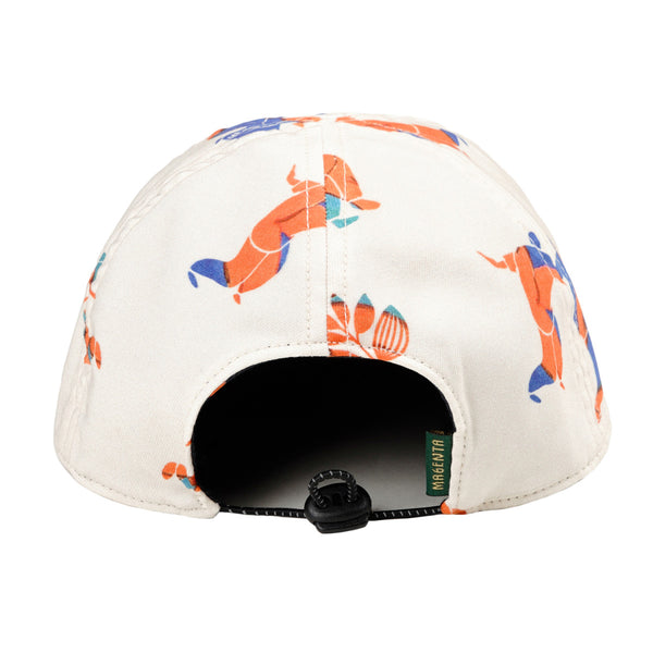 MAGENTA BALLET REVERSIBLE 6P HAT - NATURAL / DARK NAVY