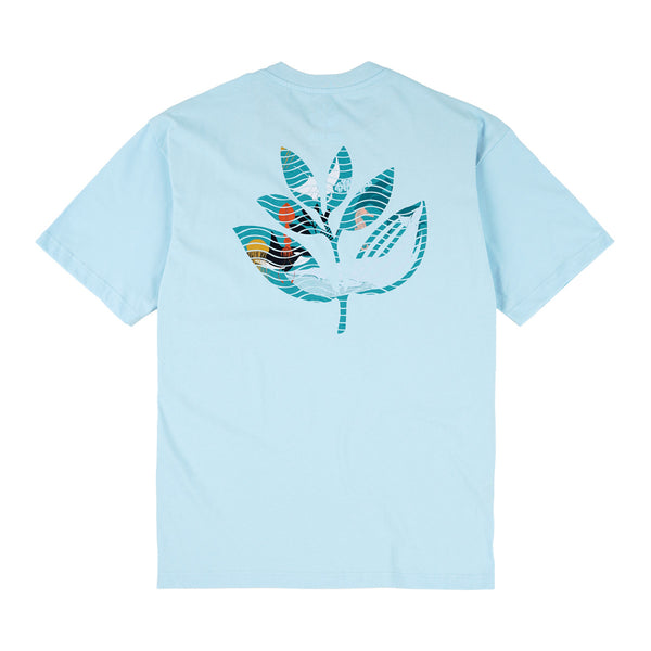 MAGENTA DEEP PLANT TEE BLUE