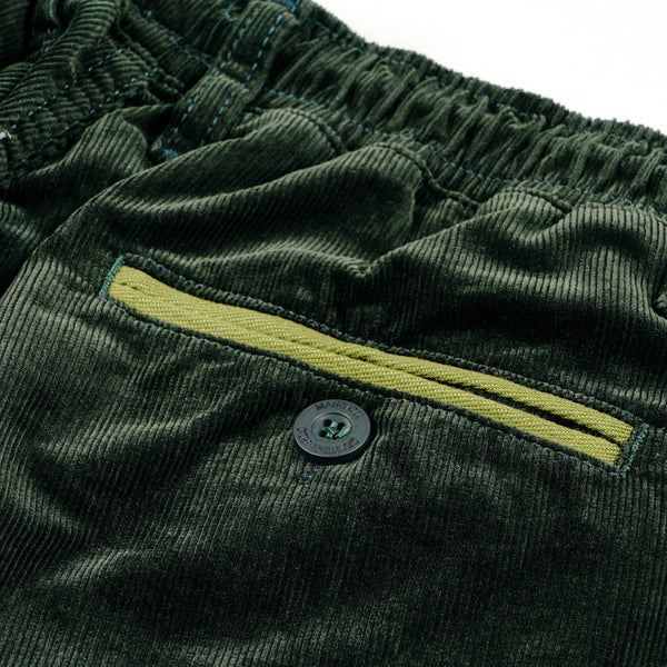 MAGENTA LOOSE LONG CORD SHORTS PETROL BLUE