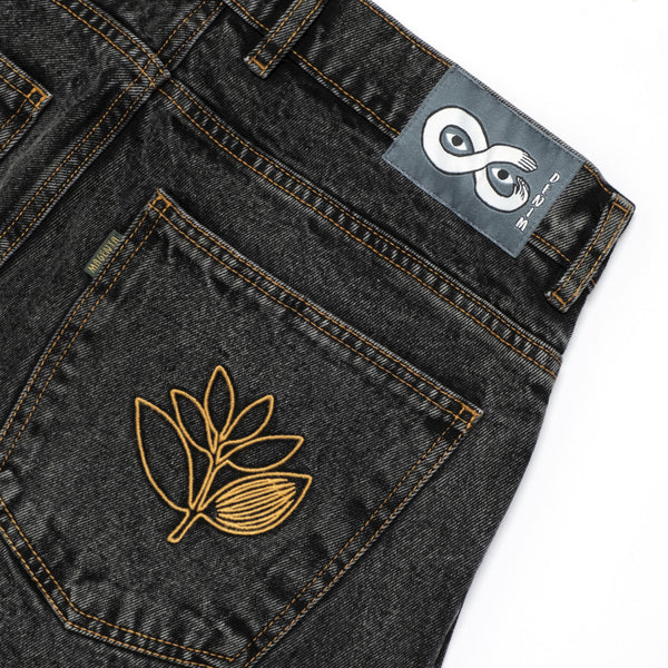 MAGENTA OG DENIM 2 TONE DISTRESSED BLACK DENIM