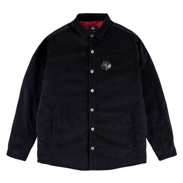 MAGENTA ROVER CORD OVERSHIRT BLACK