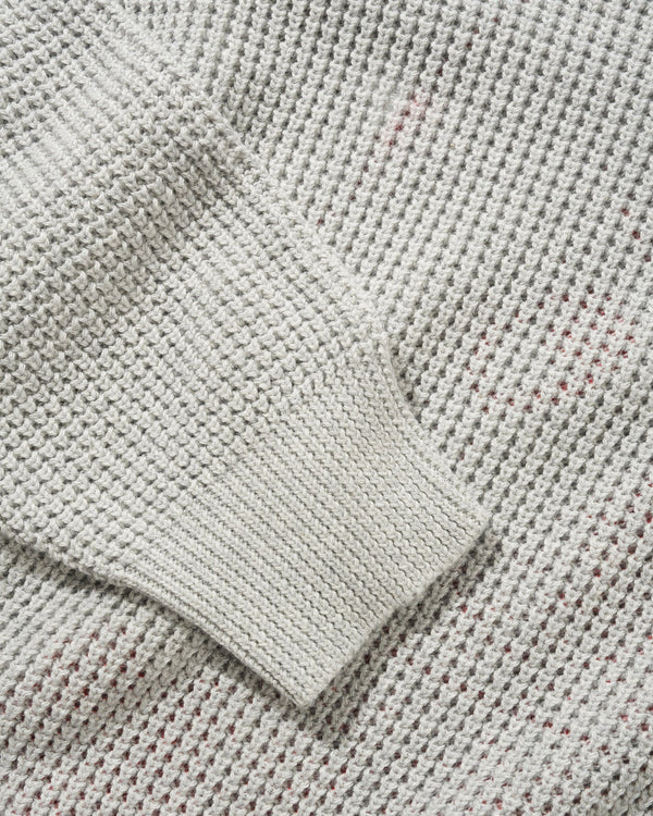 BUTTER GOODS Newcomer Reversible Knit Sweater Grey