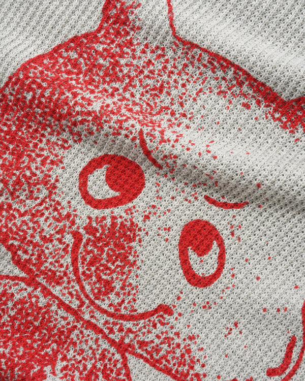 BUTTER GOODS Newcomer Reversible Knit Sweater Grey