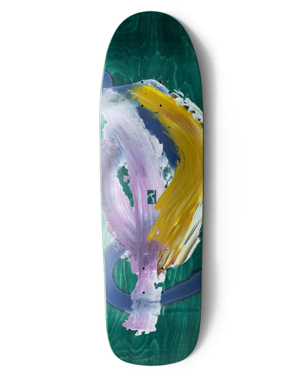 POETIC COLLECTIVE SPRAY PAINTING SHAPED DECK; 9.31"