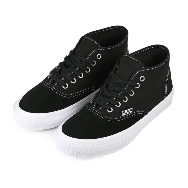 VANS SKATE Authentic Mid Black/White