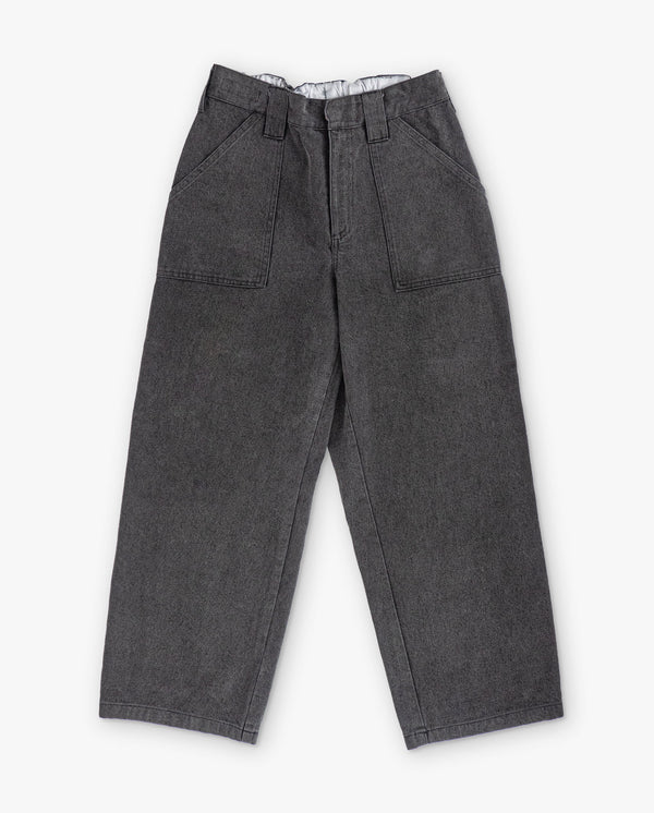 POETIC COLLECTIVE Painter pants Grey Washed Denim