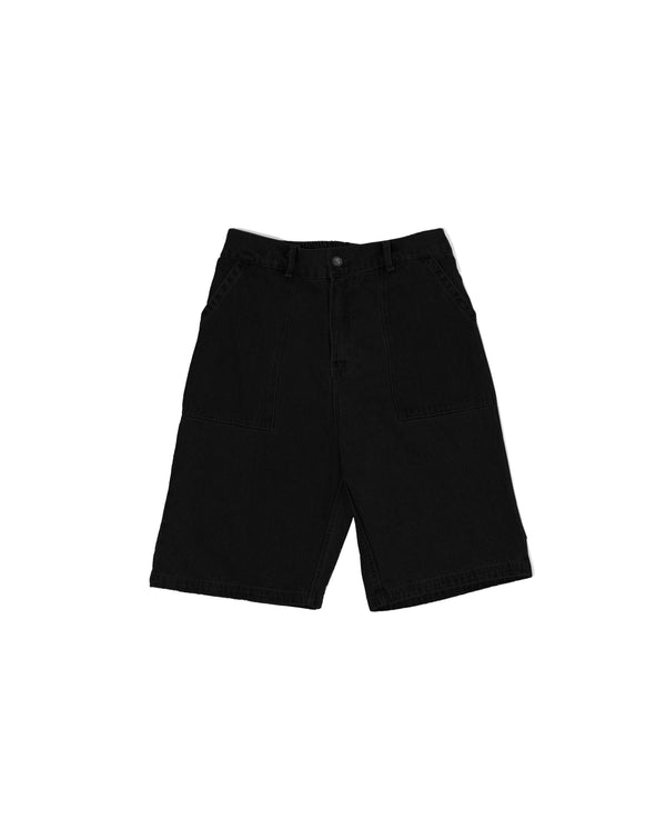 POETIC COLLECTIVE Painter Shorts Black Denim
