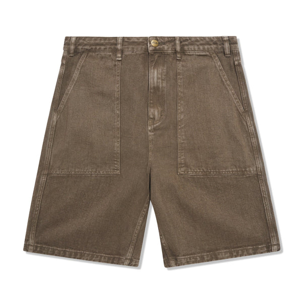 BUTTER GOODS Patch Pocket Denim Shorts Sandalwood