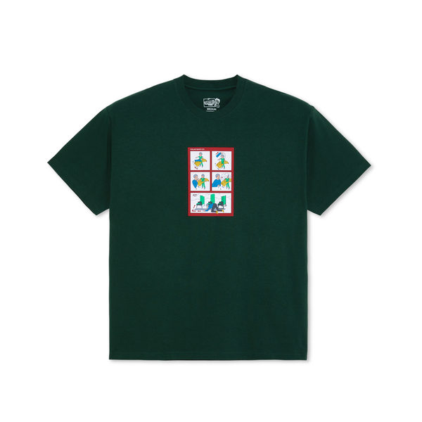 POLAR Safety on Board Tee Dark Green