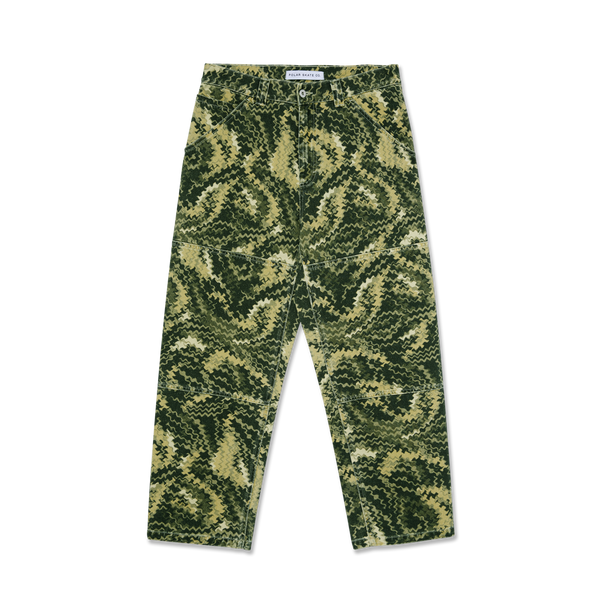 POLAR 93! Work Pants Camo Green