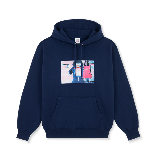 POLAR Pink Dress Hoodie Dark Blue