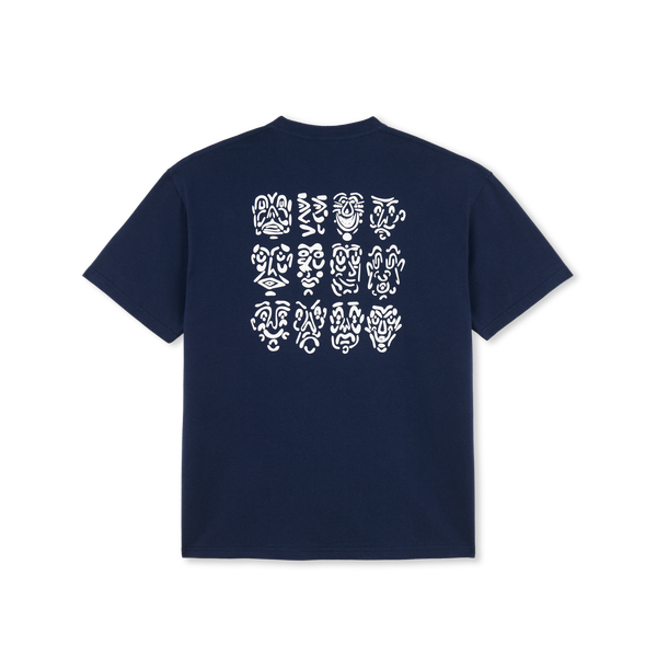 POLAR 12 Faces Tee Dark Blue