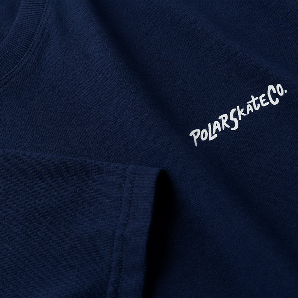 POLAR 12 Faces Tee Dark Blue