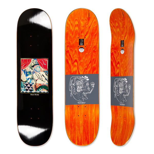 POLAR  Gördeszka Lap Dane Brady Time Travelers Deck Brown; 8.25"