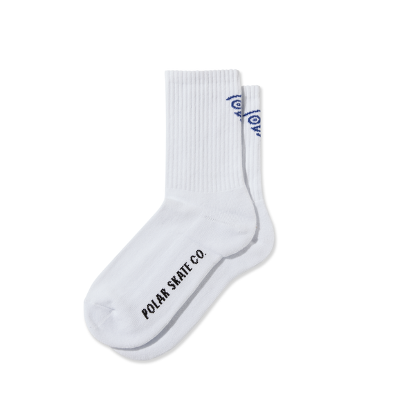 POLAR Polar Face Socks White
