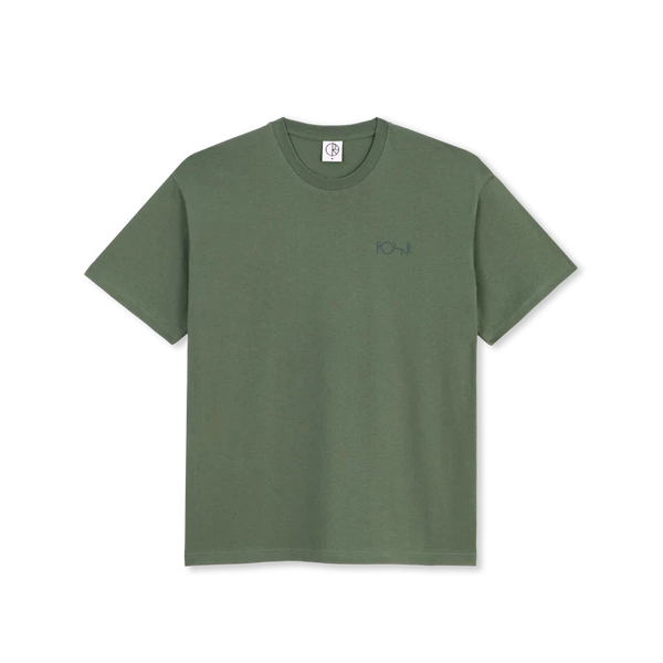 POLAR Stroke Logo Tee Jade Green/ Dark Green