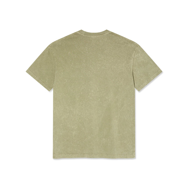 POLAR Acid Tee Surf Logo Light Green