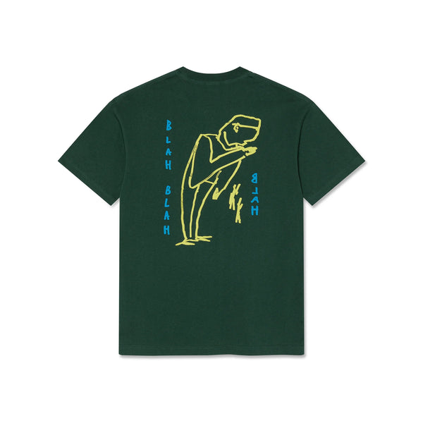 POLAR Blah Blah Blah Tee Dark Green
