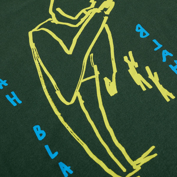 POLAR Blah Blah Blah Tee Dark Green