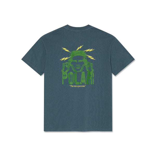 POLAR Noise Tee Grey Blue