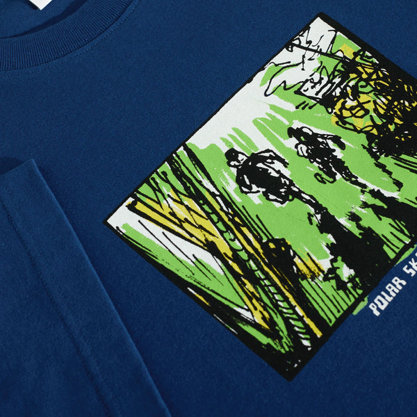 POLAR Running Tee Deep Royal Blue