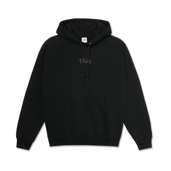 POLAR Dave Hoodie Drip Logo Black