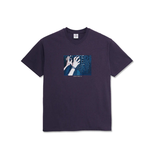 POLAR Caged Hands Tee Dark Violet