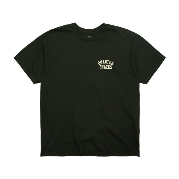 QUARTERSNACKS Medusa Snackman Tee Forest Green