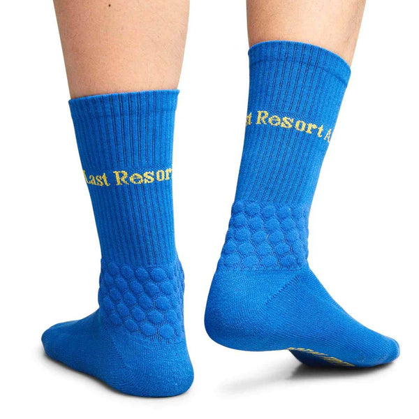 LASTRESORT Right Angle Bubble Socks Blue