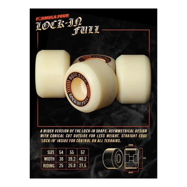 Spitfire Gördeszka Kerék Formula Four Lock In Full 99A; 55MM