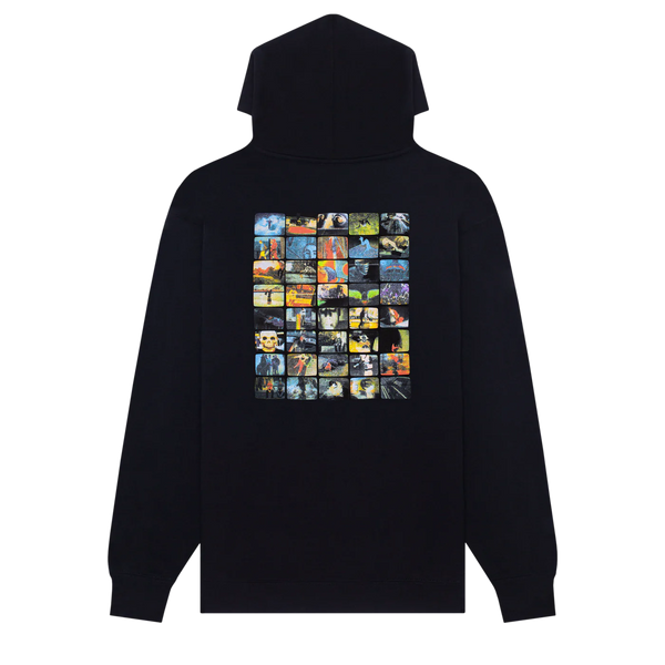 Hockey Screens Zip Up Hoodie Black