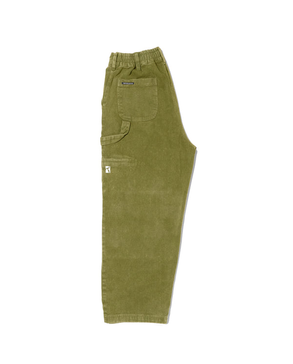 POETIC COLLECTIVE Sculptor Pants Green Acid Wash Denim