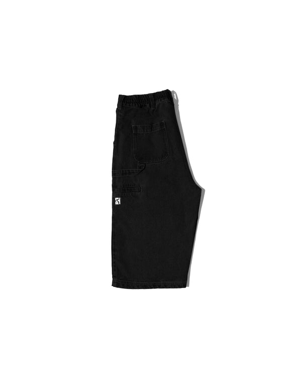 POETIC COLLECTIVE Sculptor Shorts Black Denim