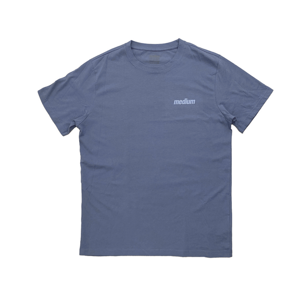 MEDIUM Basic Logo Tee Vintage Blue