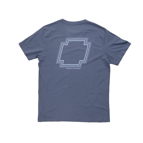 MEDIUM Basic Logo Tee Vintage Blue