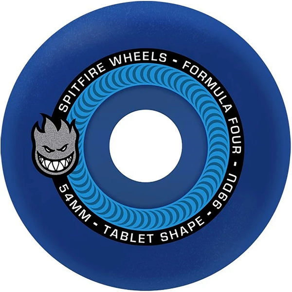 Spitfire Gördeszka Kerék Formula Four Tablet Blue 99D Black; 54 MM