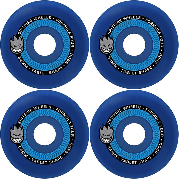 Spitfire Gördeszka Kerék Formula Four Tablet Blue 99D Black; 54 MM
