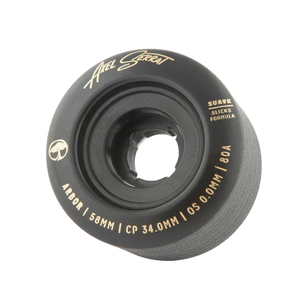 ARBOR LONGBOARDS Signature Wheels Suave Axel Serrat Black 80A; 58 MM