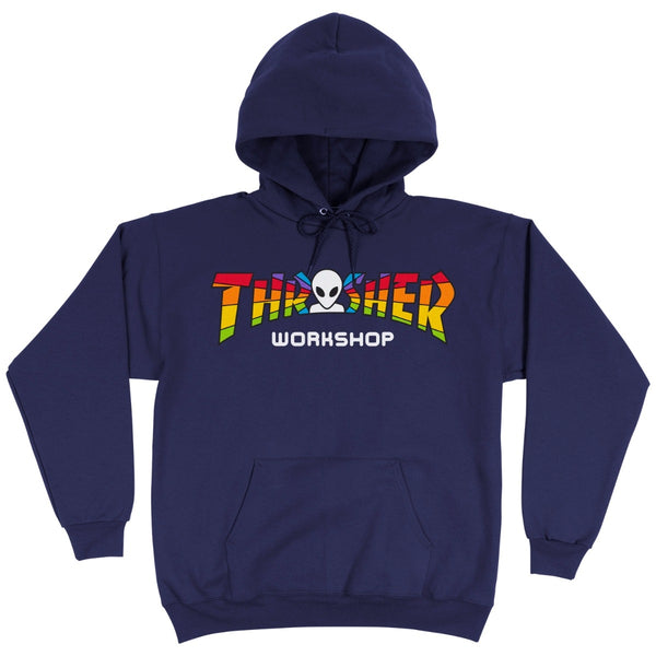 Thrasher Hoody Thrasher X Aws Spectrum Navy