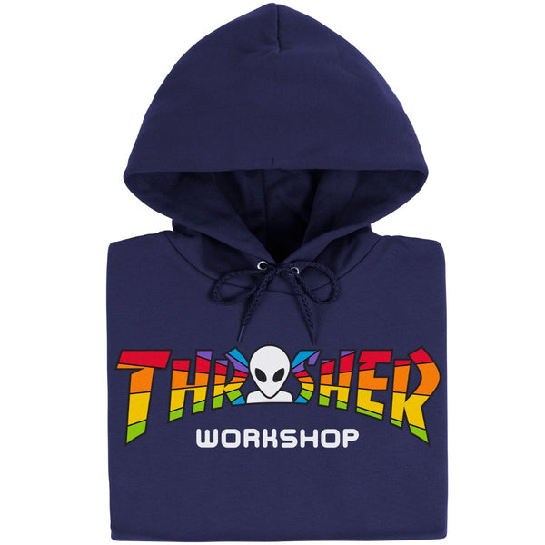 Thrasher Hoody Thrasher X Aws Spectrum Navy