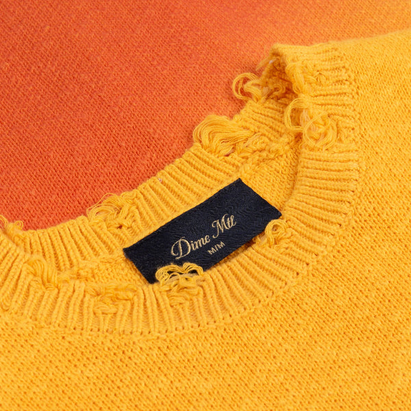 DIME Cat Knit Crewneck Sunset
