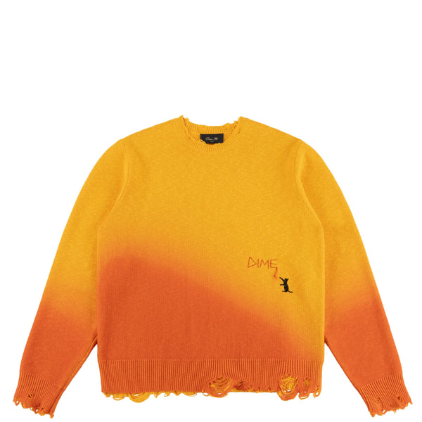DIME Cat Knit Crewneck Sunset