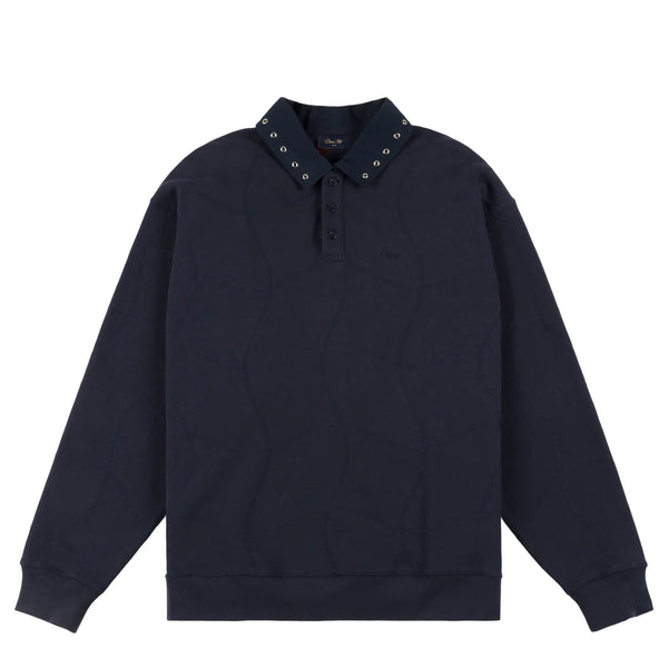 DIME Wave Rugby Sweater Navy